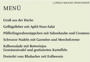5-Gänge-Walking-Winedinner @ Worms Abenheim