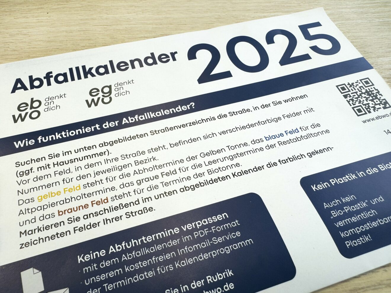  Abfallkalender 2025 - WO! Magazin - DAS Wormser Stadtmagazin Illustration 